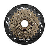 Тріскачка Shimano MF-TZ500 6sp із захистом, коричневий (MF-TZ500-6-CP)