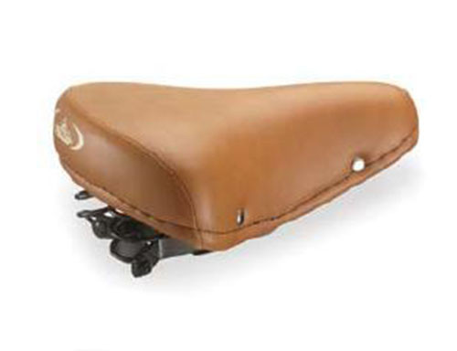 Сідло Monte Grappa Retro на пружинах коричневий (SIM07F), фото 1