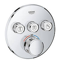 SmartControl Термостат для душу/ванни з 3 кнопками, накладна панель