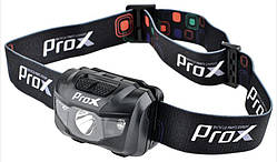 Налобний ліхтарик ProX Cygnus 3Led, 3xAAA чорний (a-O-b-p-0354)