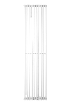 Вертикальний трубчастий радіатор BQ Quantum H-1800 мм, L-405 мм, фото 2