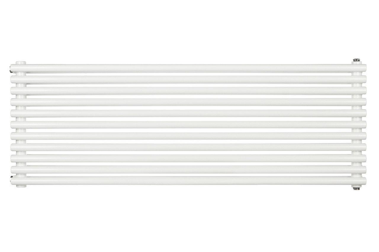 Дизайнерский радиатор Praktikum 2 H-425 мм, L-1200 мм Betatherm (белый/черный) - фото 2 - id-p1836191551