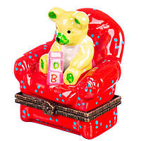 Декоративна скринька Ведмедик на кріслі Unicorn Studio AL30514 KB, код: 7424965