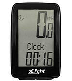Вело комп' ютер X-light 28 функцій, дротової, чорний (A-L-0086)