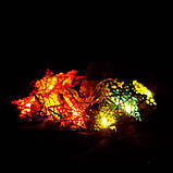 Гірлянда світлодіодна VENOM "Зірка" 10 LED RGB на батарейках АА, білий дріт (LS-B-STAR-10LED-WC-RGB) RGB, фото 2