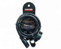 Замок BRAVVOS LOC-045-055 під ключ чорний (LCK-031)