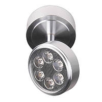 Светильник потолочный LED накладной Brille 1W LED-209 Серебристый JM, код: 7272987