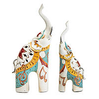 Фигурка интерьерная Elephant family 32 см ArtDeco AL117952 DL, код: 7523030