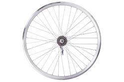 Колесо заднє 26" VLT торпеда Velosteel, сірий (WHRVLT-AL-26-014)