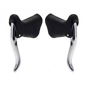 Гальмівні ручки Saccon шосейні, пара, чорний/сірий (LD77P)