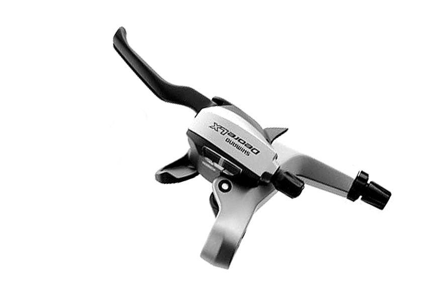 Манетка моноблок Shimano Deore LX ST-M580 ліва 3ск сірий (ST-M580-3)