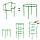 Кільцева опора для кімнатних і садових рослин, для розсади, діаметр 19 см, 6 елементів/уп, фото 6