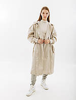 Женский Тренч Nike TRENCH SU Бежевый S (7dFB4521-104 S)