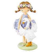 Фигурка интерьерная Princess with a swan 17.5 см Lefard AL117964 MN, код: 7523042