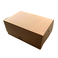 Коробка картонная 180х120х80 мм коричневая KPM200