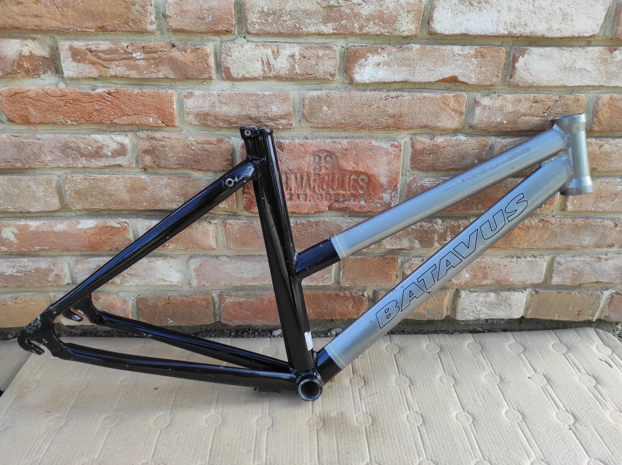 Рама для велосипеда 28" AL Batavus Дамка чорний/сірий Б/У