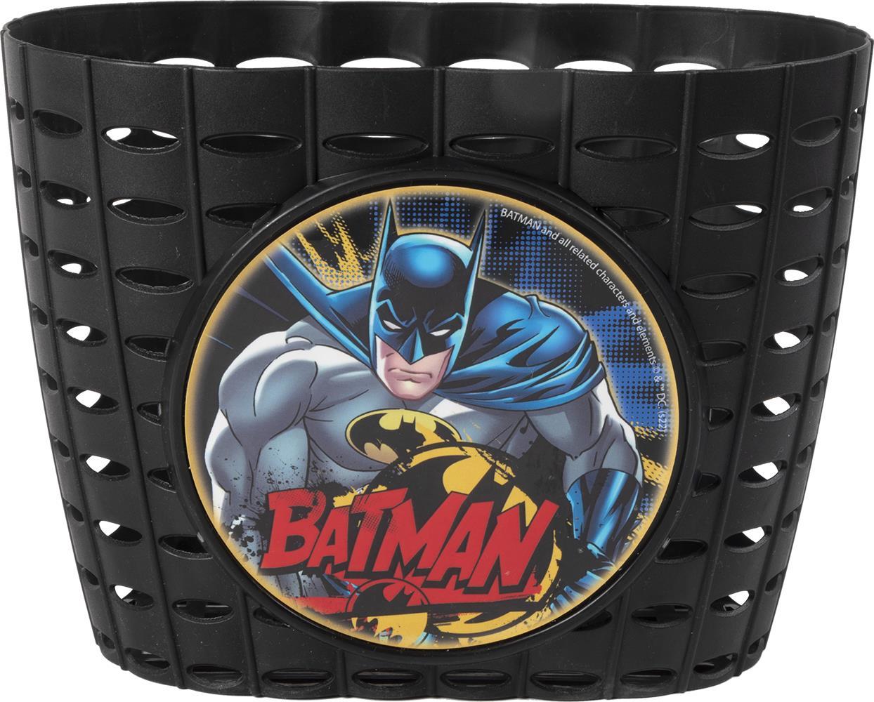 Кошик передній Mendelli 12" Batman пластик, чорний (KOS065)