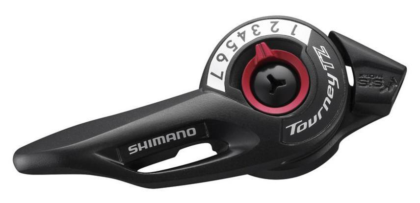 Манетка Shimano SL-TZ500 права 7 шв. чорний (MAN056)