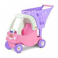 Машинка-каталка с корзиной для покупок Pink Little Tikes IR28513 EH, код: 7725989