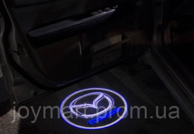 Подсветка дверей авто BTB проектора логотипа автомобиля Mazda (1057) JM, код: 7422715 - фото 3 - id-p2010072269