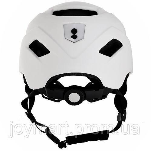 Шлем велосипедный ProX Town LED матовый Белый (A-KO-0226) JM, код: 8156588 - фото 4 - id-p2010084985