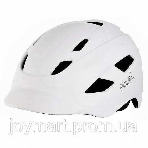 Шлем велосипедный ProX Town LED матовый Белый (A-KO-0226) JM, код: 8156588 - фото 6 - id-p2010084985
