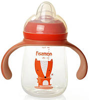 Бутылочка для кормления детская Baby Хитрый лис 260 мл с ручками Fissman DP43977 DL, код: 7426795