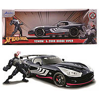 Игровой набор Jada Марвел: Человек-Паук Dodge Viper SRT10 2008 с фигуркой OL86793 GI, код: 7427182