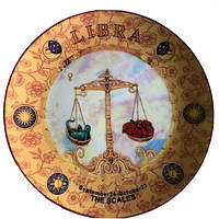 Декоративная тарелка Зодиак Весы 20 см Lefard AL31670 MP, код: 7425013