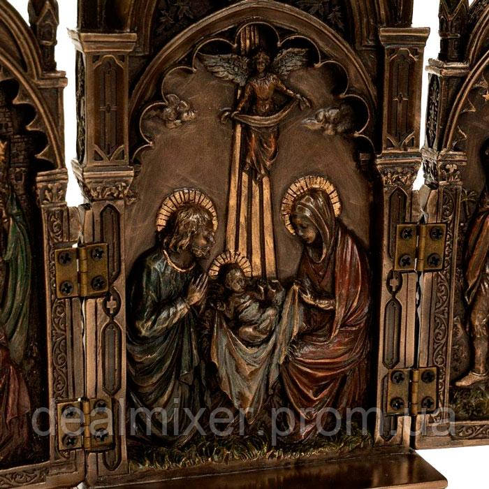 Декоративная статуэтка-триптих Veronese Икона 22*11*5 см Коричневый AL31923 DR, код: 7470534 - фото 3 - id-p2010174280