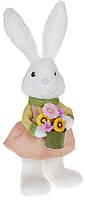 Фигурка интерьерная Rabbit with flowers 16x13x46 см Bona DP118210 VK, код: 7523261