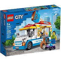 Конструктор LEGO City Great Vehicles Грузовик мороженщика 200 деталей (60253) CT, код: 7484650