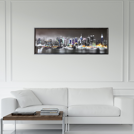 Фотокартина в дерев'яній рамі New York 1 35х100 см POS-35100-253, фото 3