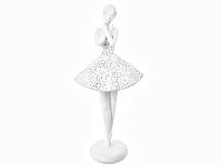 Інтер'єрна статуетка Lefard Ballerina 33.5 см White AL120201 TN, код: 7597329