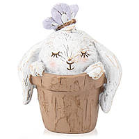 Фигурка интерьерная Sleepy rabbit 10 см Lefard AL117953 GR, код: 7523031