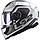 Мотошолом LS2 FF811 Vector II Metric White Titanium Silver ECE2206 XS, фото 6