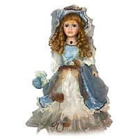 Кукла сувенирная фарфоровая коллекционная Лилия Vintage Doll SK15944 GT, код: 6869329