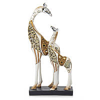 Фигурка интерьерная Giraffe family 38 см ArtDeco AL117990 OM, код: 7523067