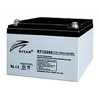 Батарея к ИБП Ritar AGM RT12260, 12V-26Ah (RT12260) SX, код: 6762974