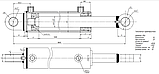 Гідроциліндр КУН 80х50х500.800 під палець МС80/40х500-3(4).22(800), фото 2