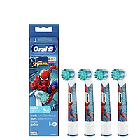 Детские насадки для электрической зубной щётки Oral-B "Spider-Man" Человек-Паук, 4шт. в упаковке