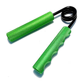 Еспандер кістовий ножиці пружинний металевий навантаження 150lb (68кг) зелений