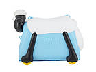 Дитяча валіза-каталка "Баранчик Шон" Голубий, фото 5