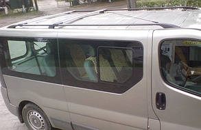 Рейлінги Renault Trafic/Opel Vivaro 2001- /довг.база /Чорний /Abs, RRENTRA2001LB