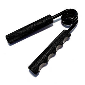 Еспандер кістовий ножиці пружинний металевий навантаження 300lb (135кг) чорний