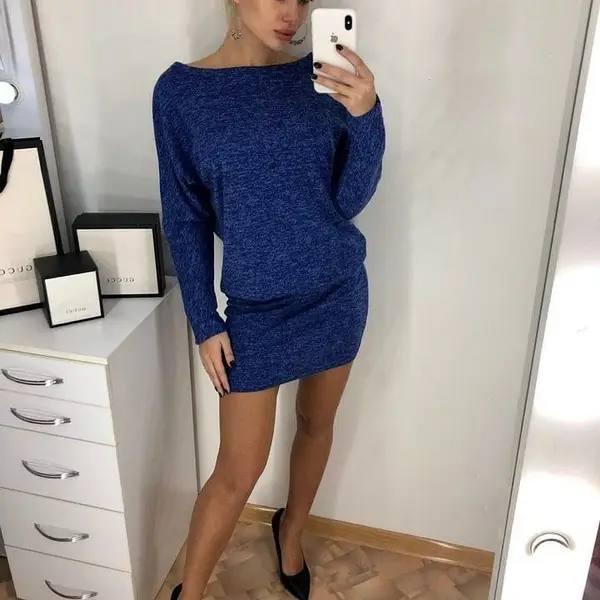 Сукня ангора рукава кажан