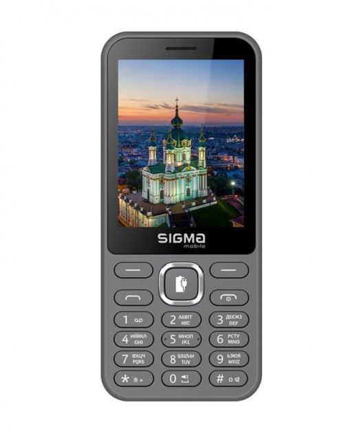 Мобільний телефон Sigma X-Style 31 Power Type-C Grey. Мобільний кнопковий телефон Сигма на 2 sim з камерою