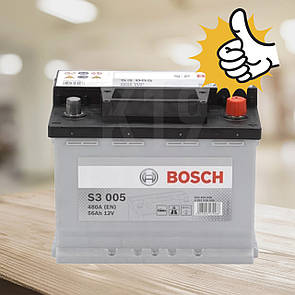 Батарея акумуляторна Bosch 12В 56Ач 480А(EN) R+