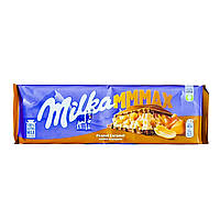 Молочный шоколад с арахисом и карамелью Milka Арахис и Карамель, 276г Румыния