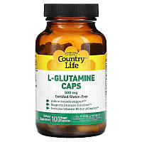 L-Глютамин Country Life "L-Glutamine Caps" 500 мг (100 капсул)